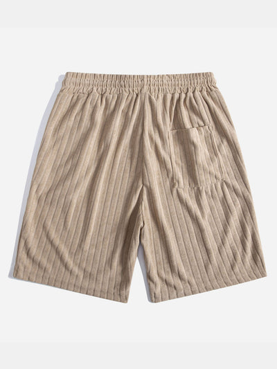 Striped Terry Cuban Shirt & Striped Terry Cuban Shorts