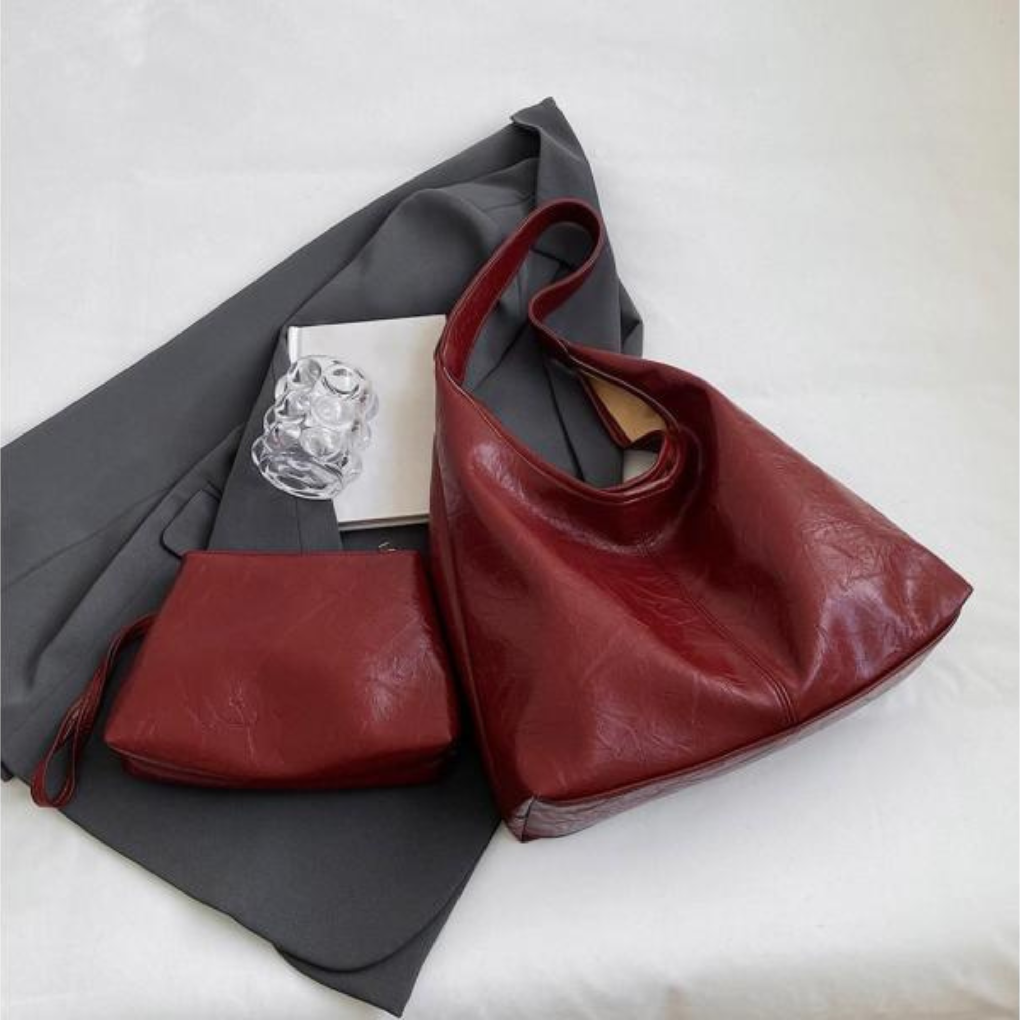 CERENA | ELEGANT LEATHER TOTE BAG