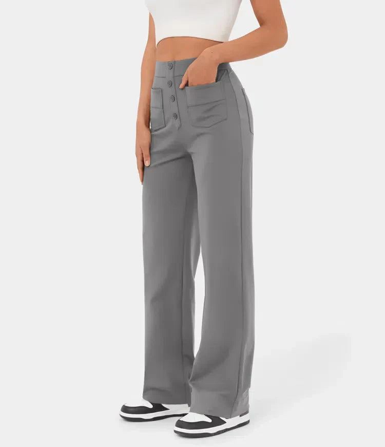 Aria | High-waisted stretchy casual pants