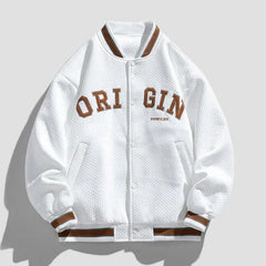 Elegant 'Origin' Varsity Jacket