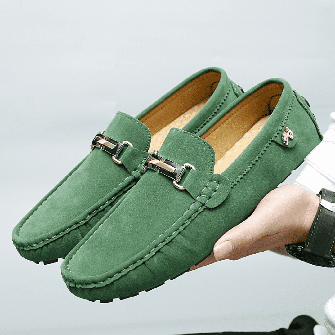 Giuseppe | Luxury suede leather loafers