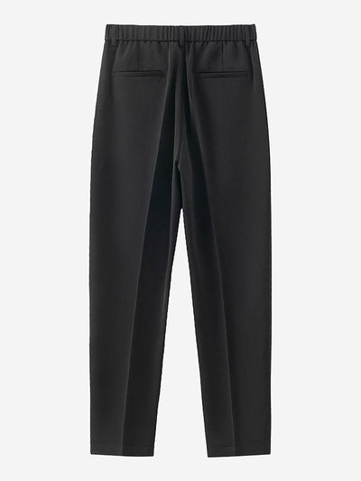 Short Sleeve Jacquard Polo & Slim Fit Cropped Tapered Pants