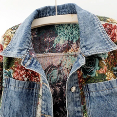 ARANTIQUE™ FLORAL DENIM JACKET