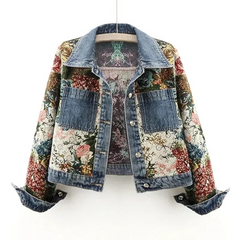 ARANTIQUE™ FLORAL DENIM JACKET