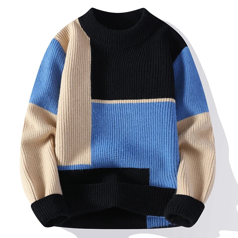 Sweater Colorful Patterned Wool