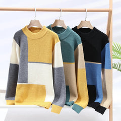 Sweater Colorful Patterned Wool