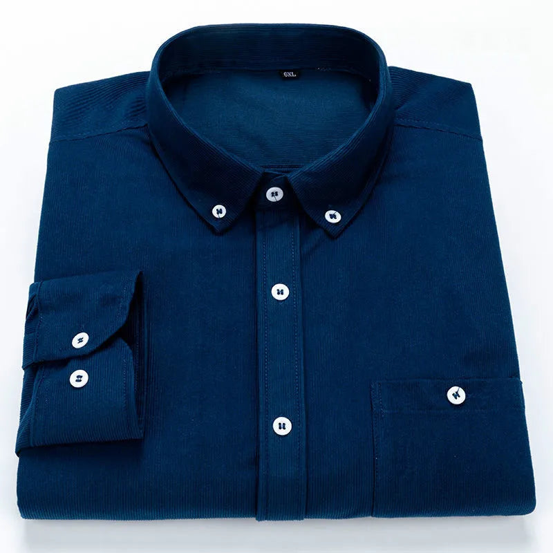 Andrea Boscoli Corduroy Button Up Shirt