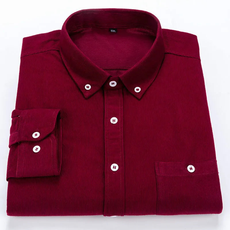 Andrea Boscoli Corduroy Button Up Shirt