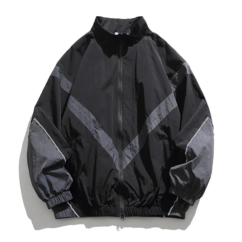 Modern Graphic Baseball Jacket