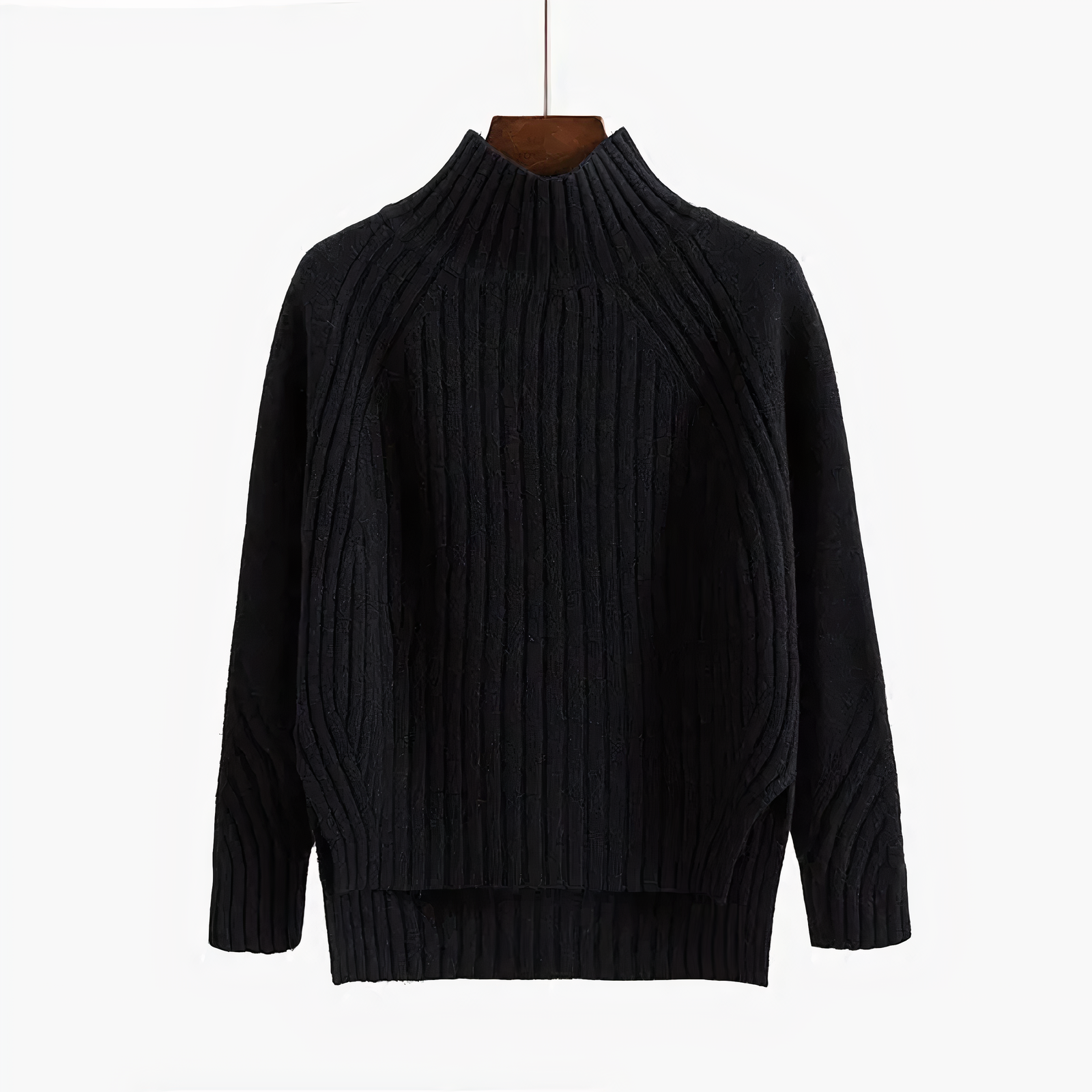 CLARA | HIGH-NECK KNITTED SWEATER