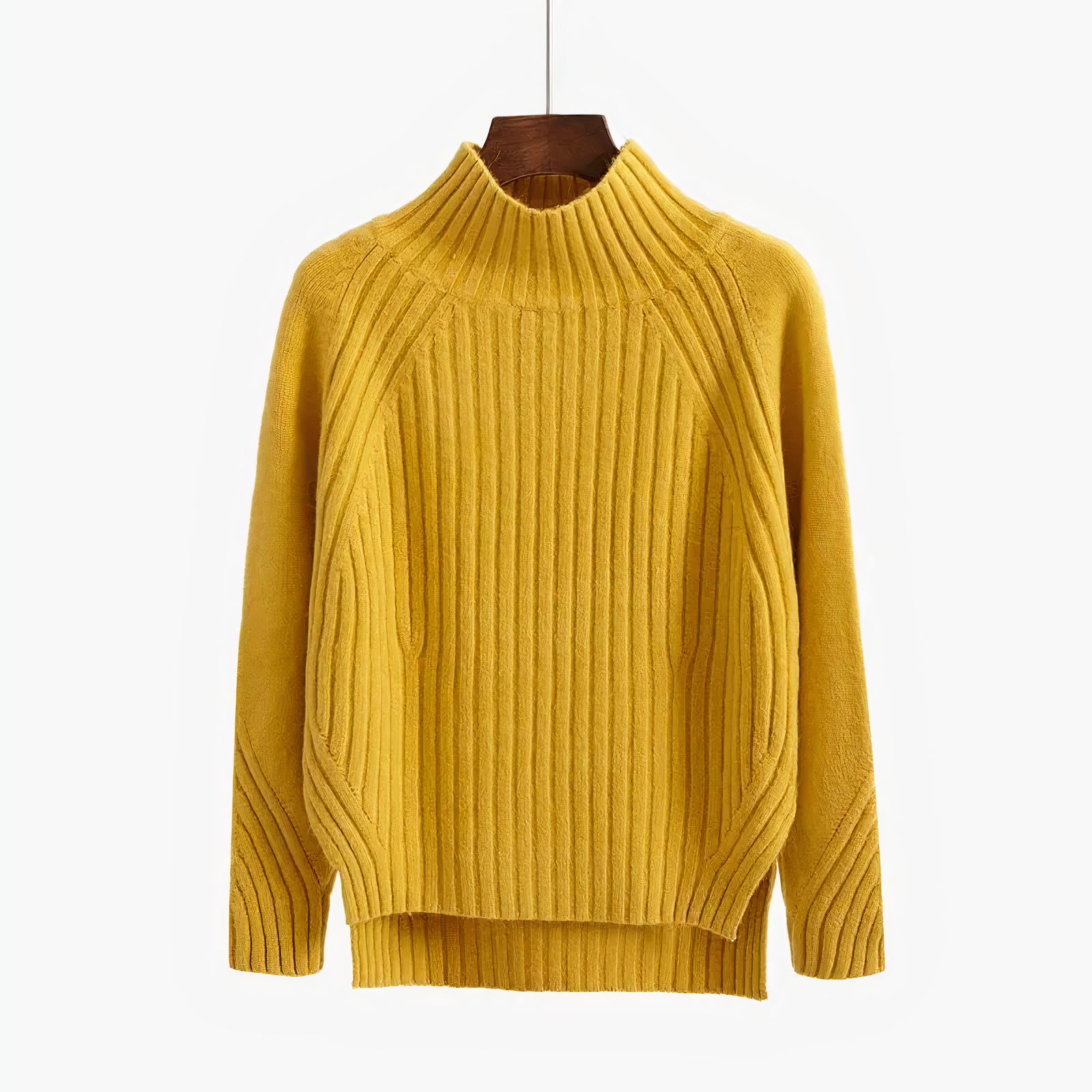 CLARA | HIGH-NECK KNITTED SWEATER