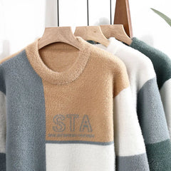 Fashionable Color Block Sweater