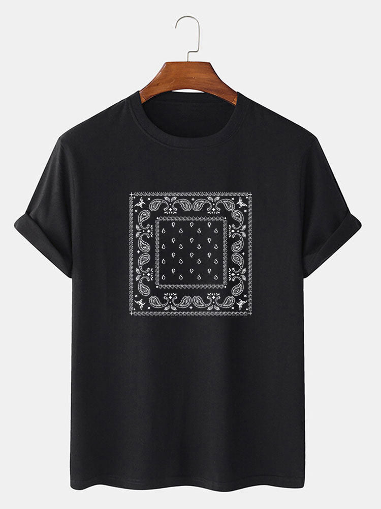 Paisley Print T-Shirt & Paisley Print Shorts