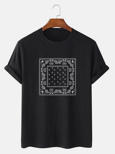 Paisley Print T-Shirt & Paisley Print Shorts