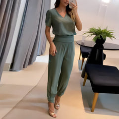 ALEXIA |  WOMEN'S BLOUSE & PANTS SET