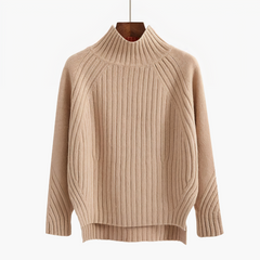 CLARA | HIGH-NECK KNITTED SWEATER