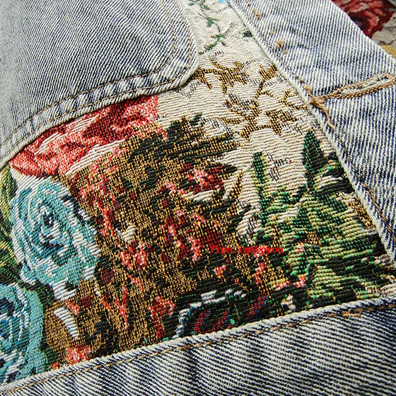 ARANTIQUE™ FLORAL DENIM JACKET