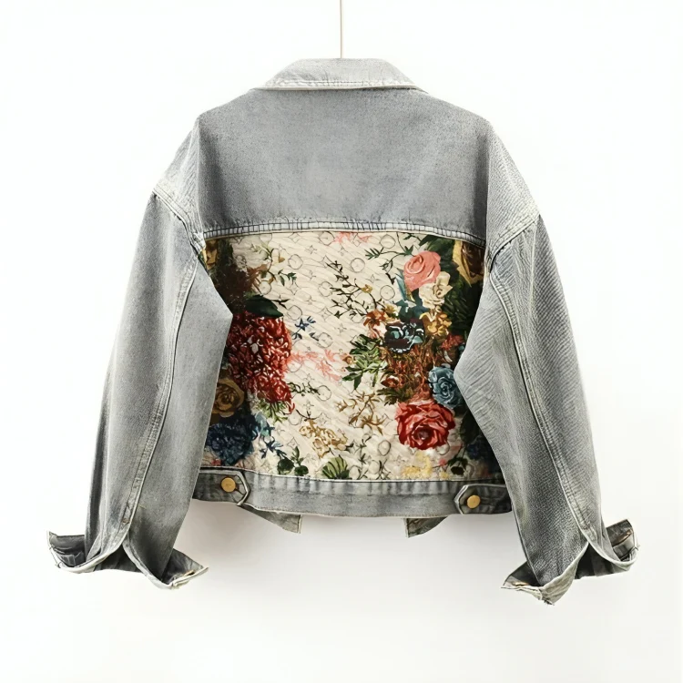 ARANTIQUE™ FLORAL DENIM JACKET