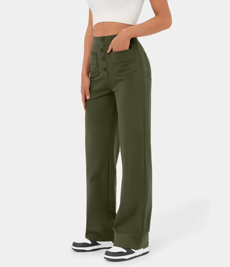 Aria | High-waisted stretchy casual pants