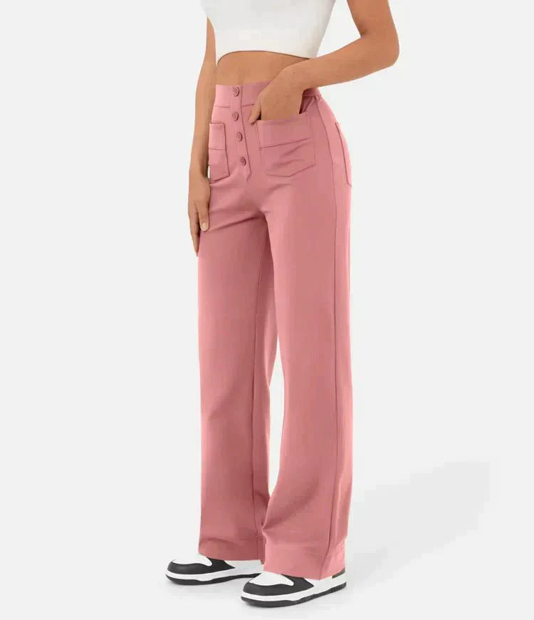 Aria | High-waisted stretchy casual pants