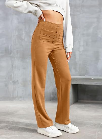 Aria | High-waisted stretchy casual pants