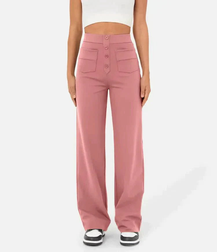 Aria | High-waisted stretchy casual pants