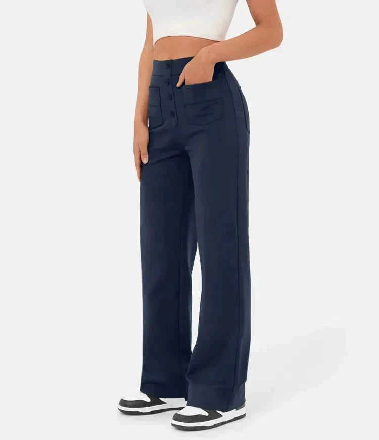 Aria | High-waisted stretchy casual pants