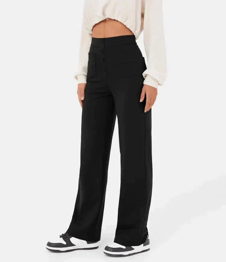 Aria | High-waisted stretchy casual pants