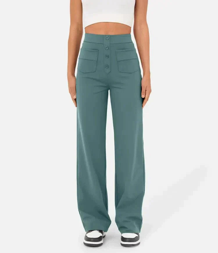 Aria | High-waisted stretchy casual pants