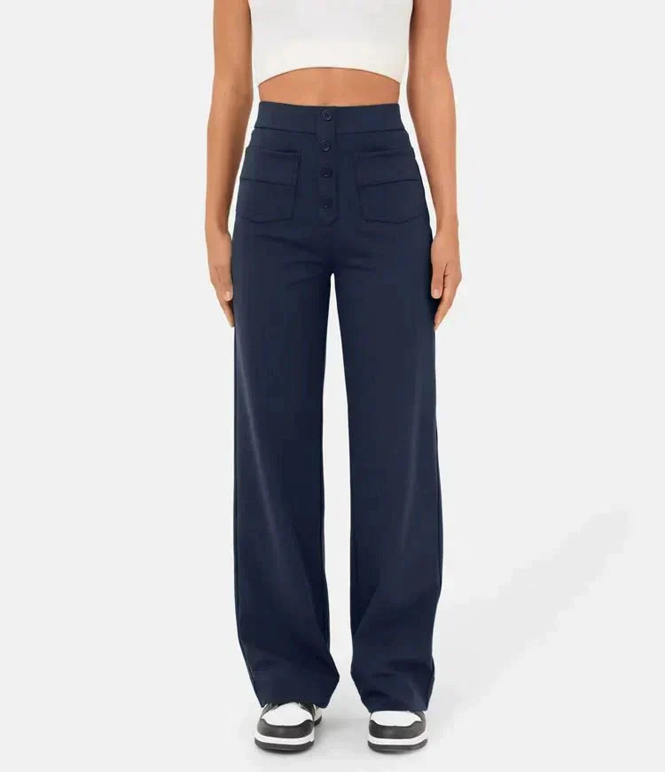 Aria | High-waisted stretchy casual pants