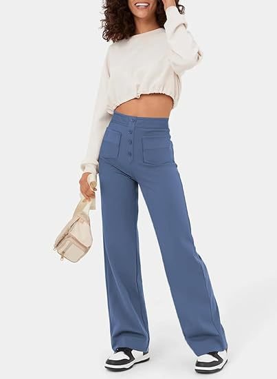 Aria | High-waisted stretchy casual pants