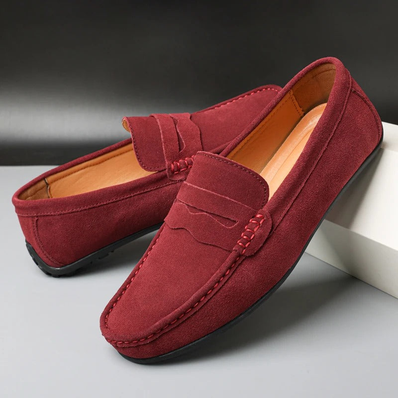 Mattia™ | Comfortable suede leather loafers for men