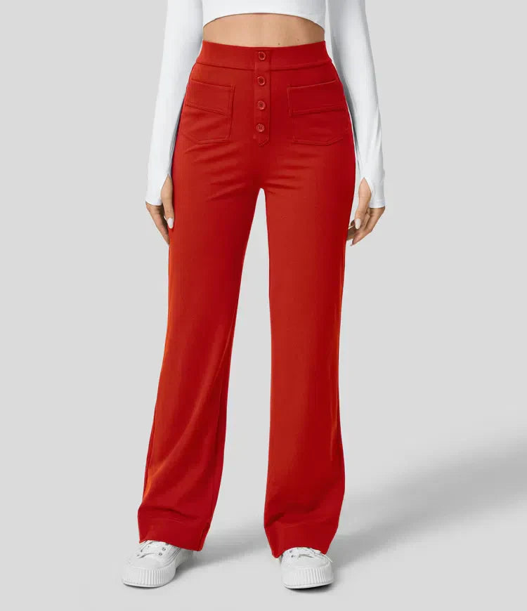 Aria | High-waisted stretchy casual pants