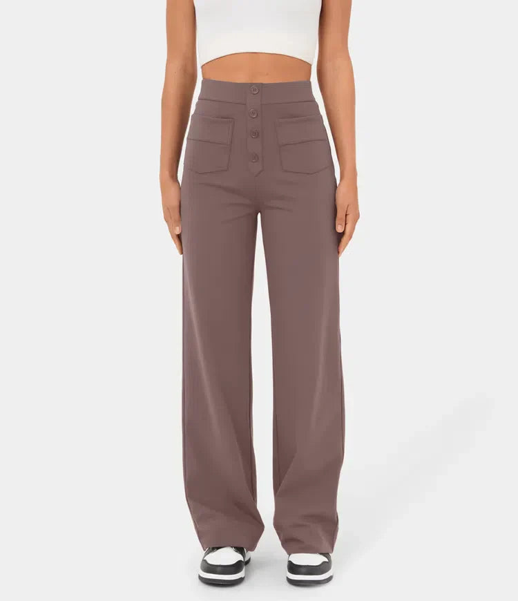 Aria | High-waisted stretchy casual pants